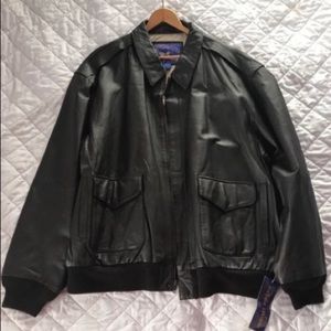 Men’s Leather Jacket 2XLT (Big and Tall Men)